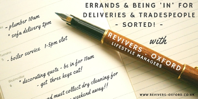 Advert for lifestyle manangement showing an ink pen and diary with apoinments